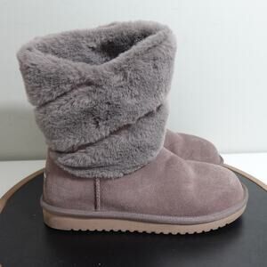 Koolaburra‎ by UGG Boots Womens Size 6 Suede Winter Warm Cozy 1114629